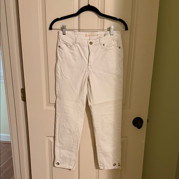 Anne Klein Denim - Anne Klein White Cropped Jeans